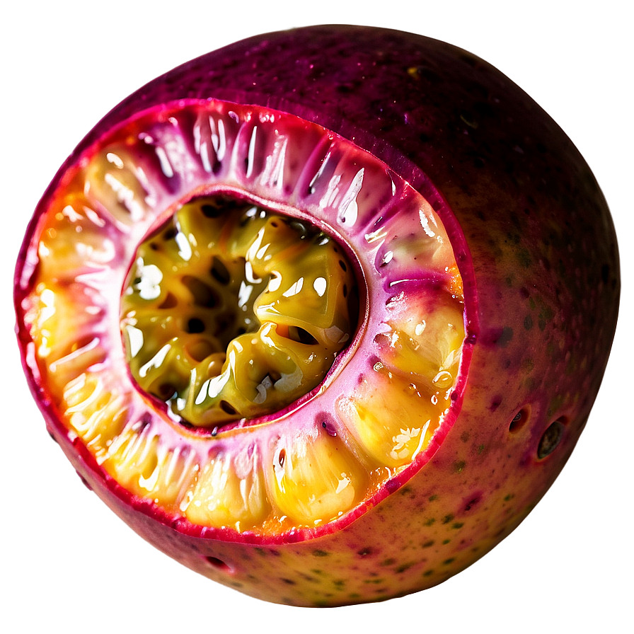 Passion Fruit Pulp Closeup Png 06252024