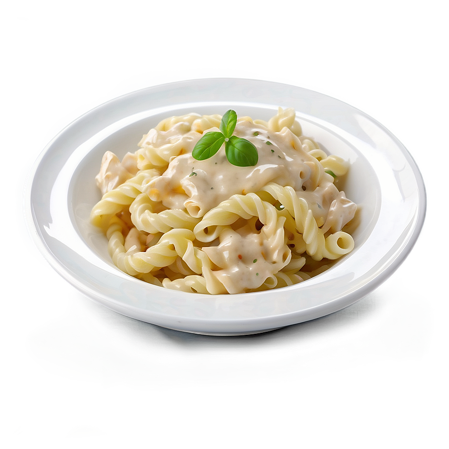 Pasta In White Sauce Png 05232024