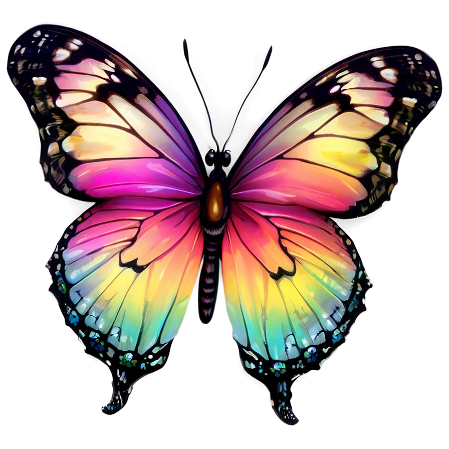 Pastel Butterfly Soft Png 04292024