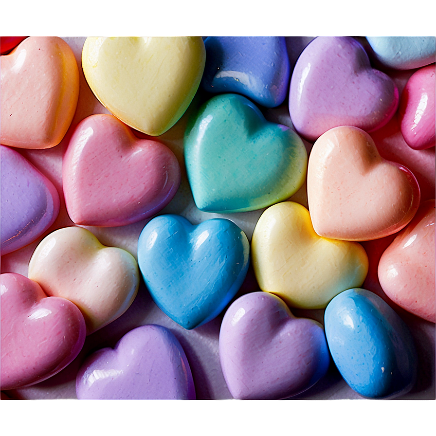 Pastel Candy Heart Png 99