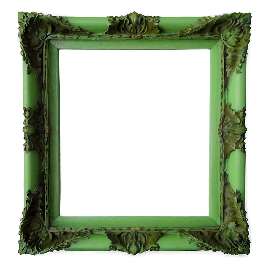 Pastel Green Frame Png 06262024