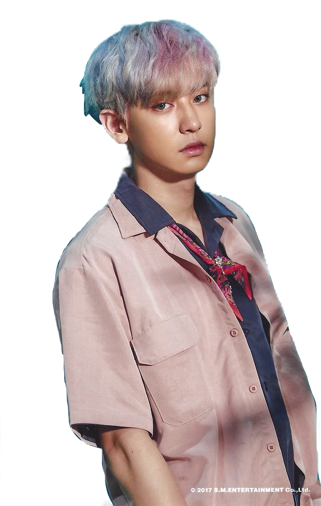 Pastel Haired Manin Pink Shirt