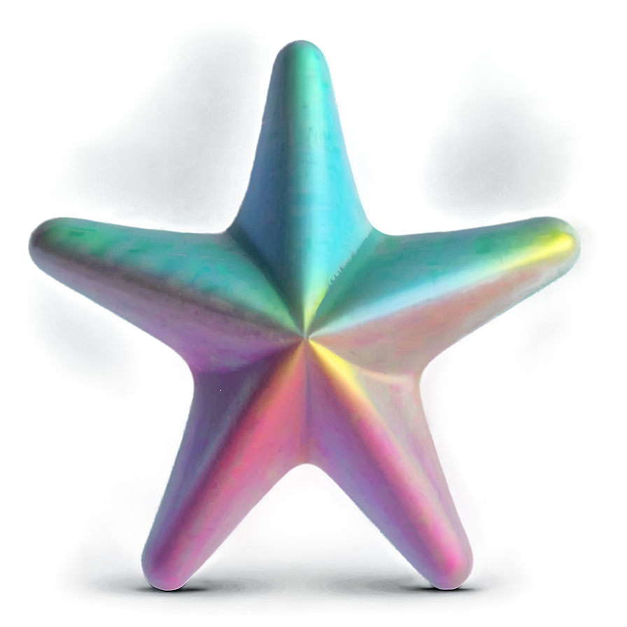 Pastel Rounded Star Png 06132024