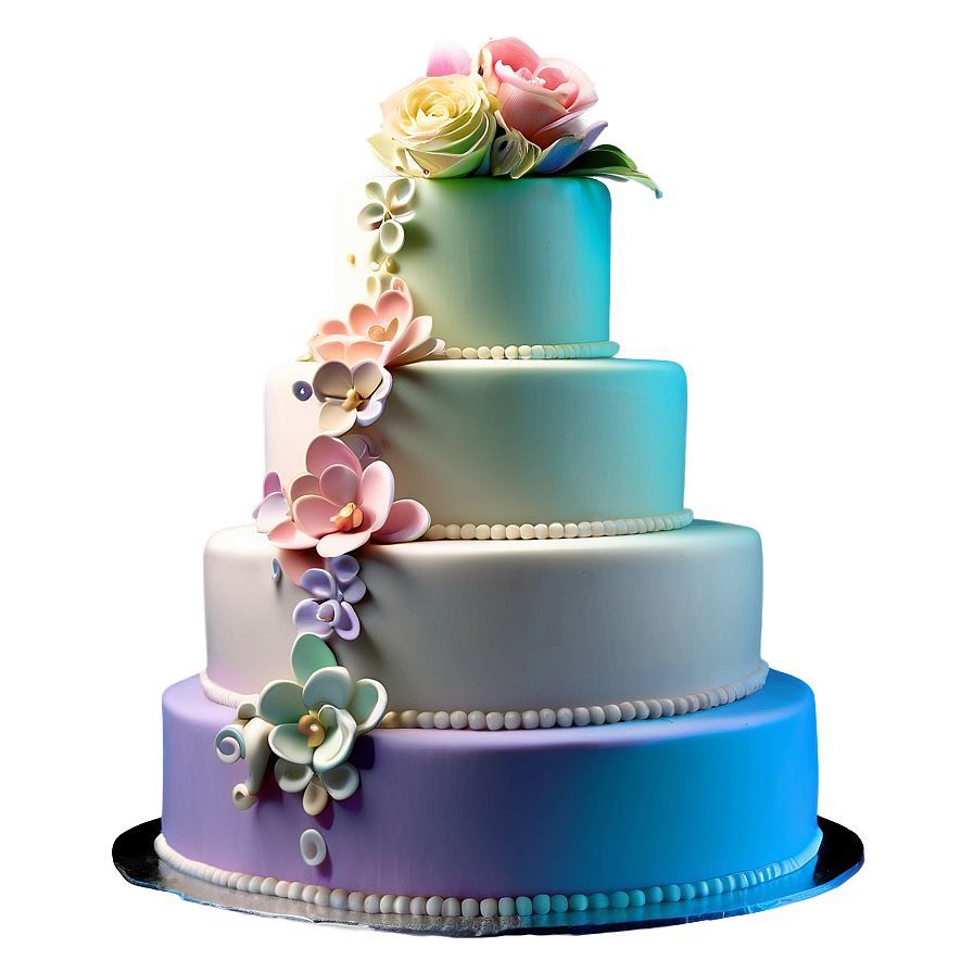 Pastel Wedding Cake Png 06122024