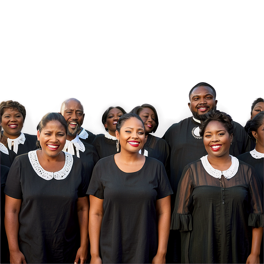 Pastor With Gospel Choir Png 44