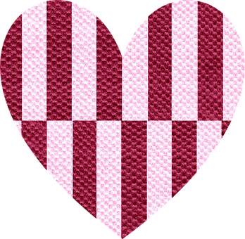 Patchwork Heart Pattern Valentines