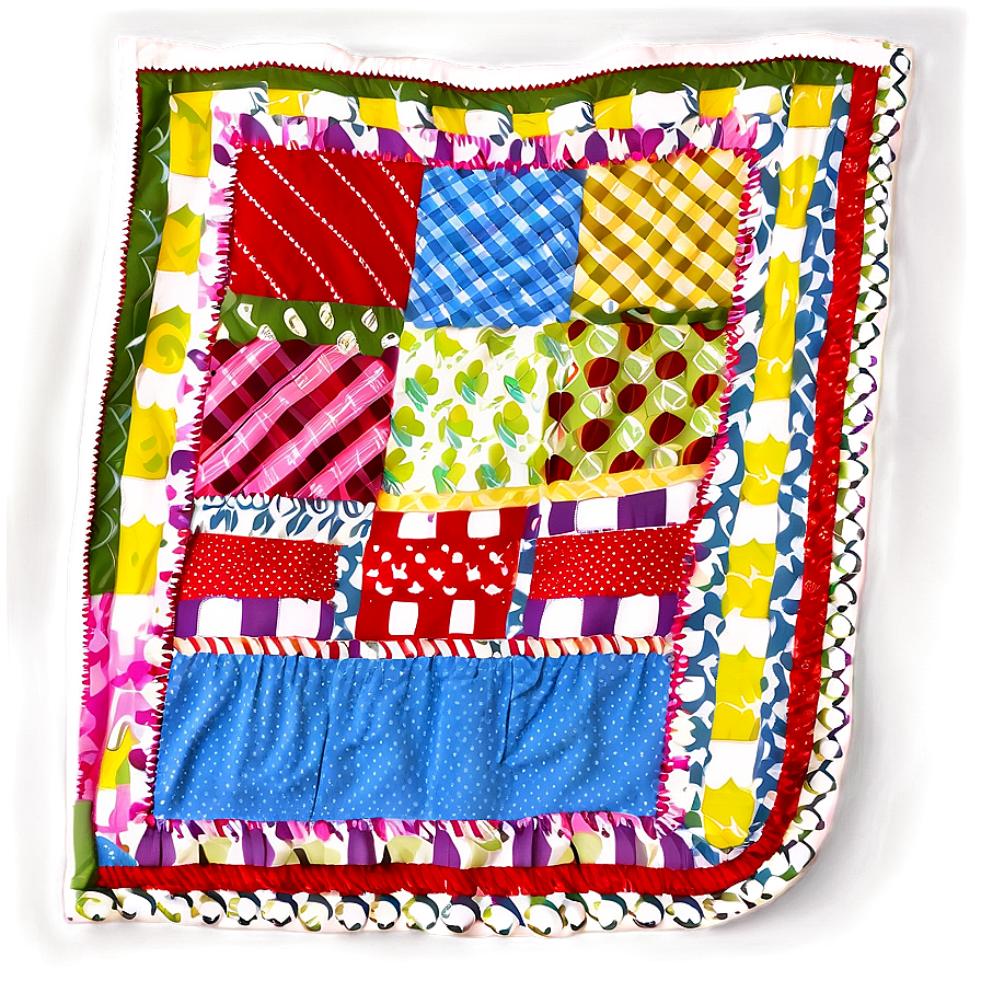 Patchwork Picnic Blanket Png 46