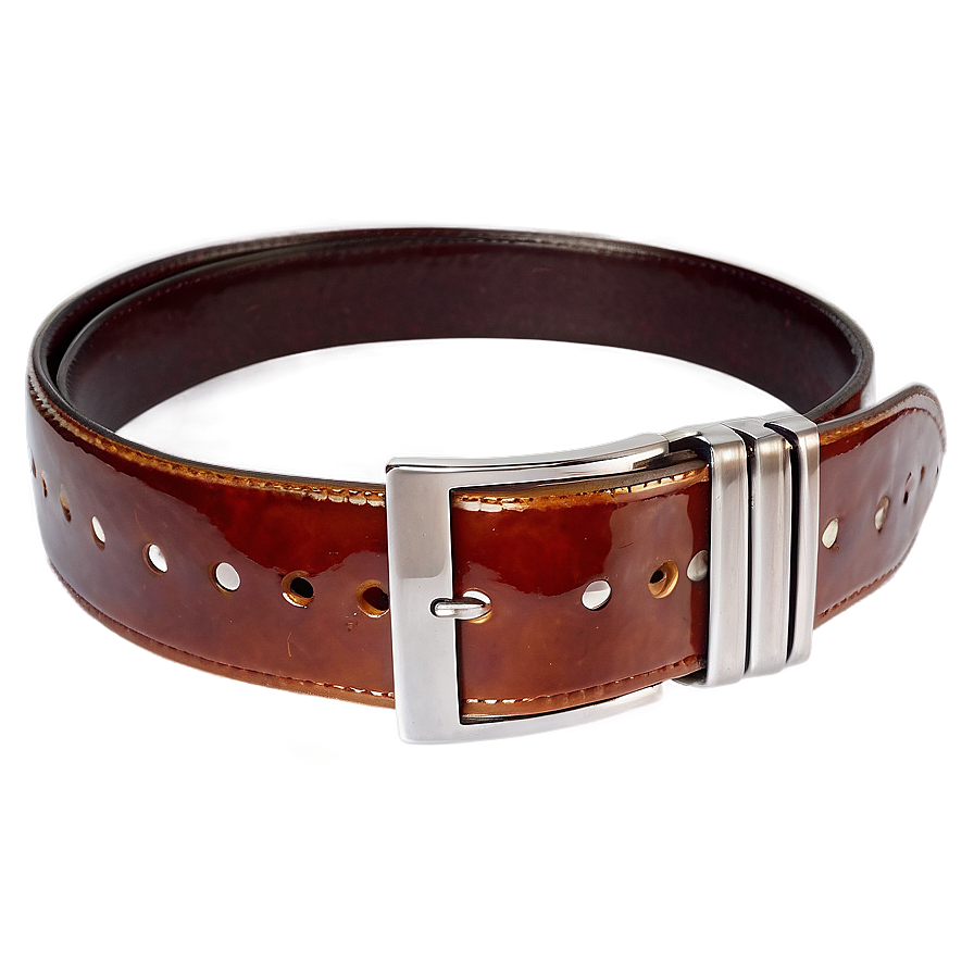 Patent Leather Belt Png Qht82