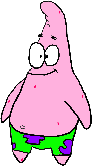 Patrick Star Cartoon Character