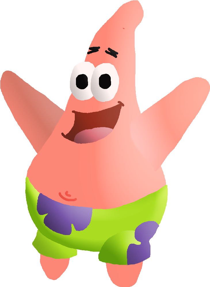 Patrick Star Happy Expression