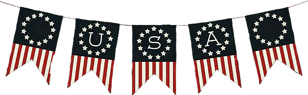 Patriotic Banner U S A Flags Memorial Day
