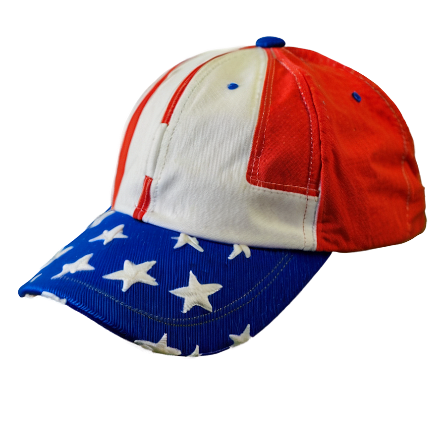 Patriotic Baseball Cap Png 06282024