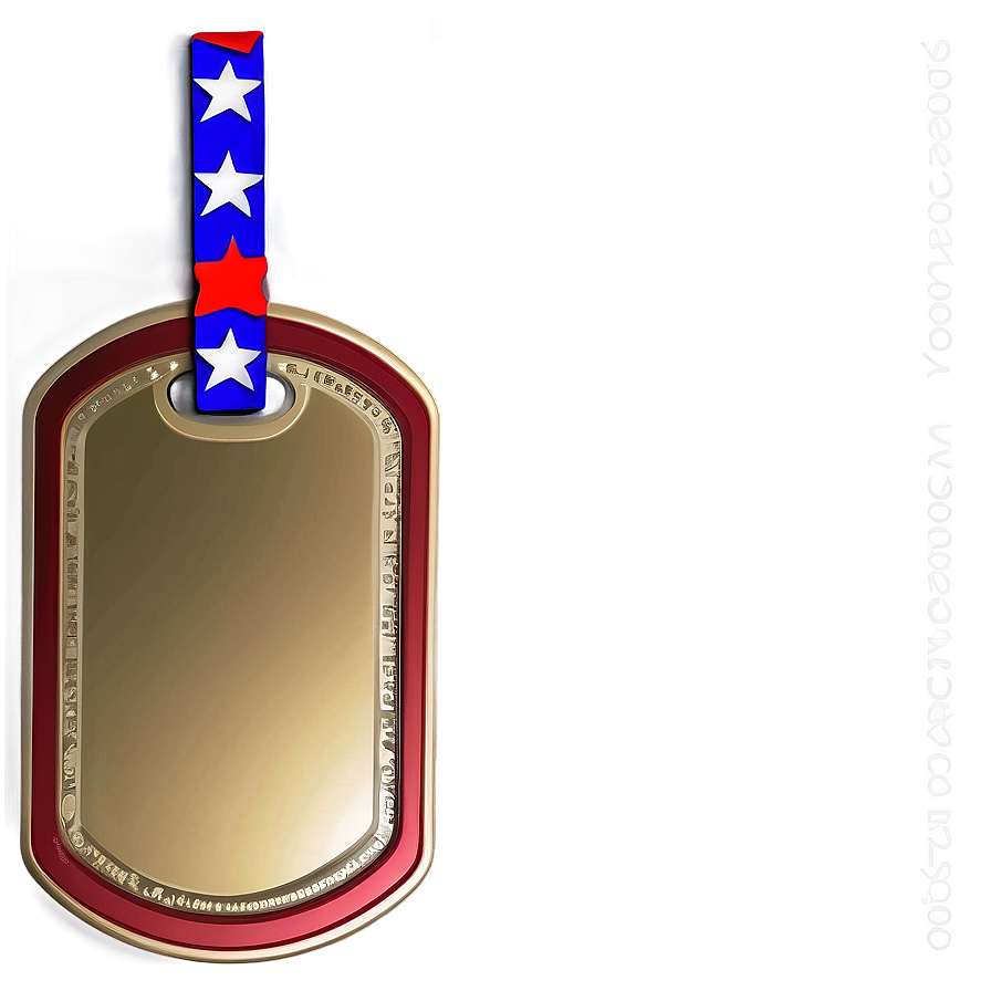 Patriotic Dog Tag Png 87