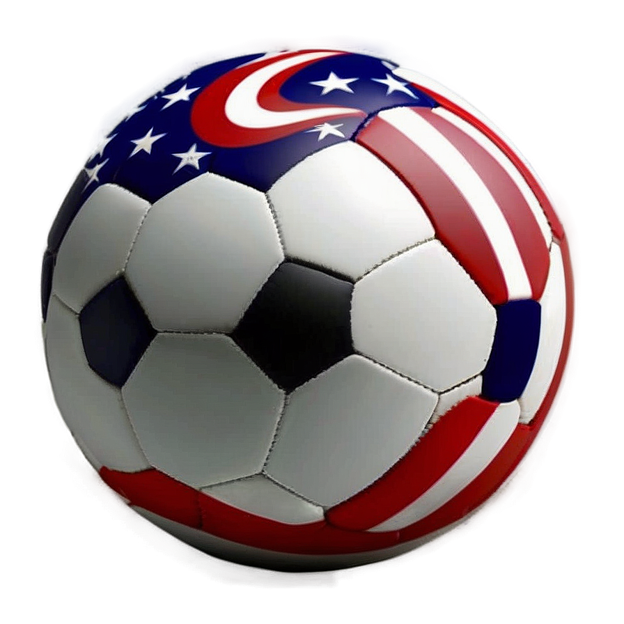 Patriotic Football Ball Png 04292024