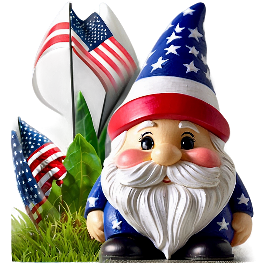 Patriotic Garden Gnome Png Ilm