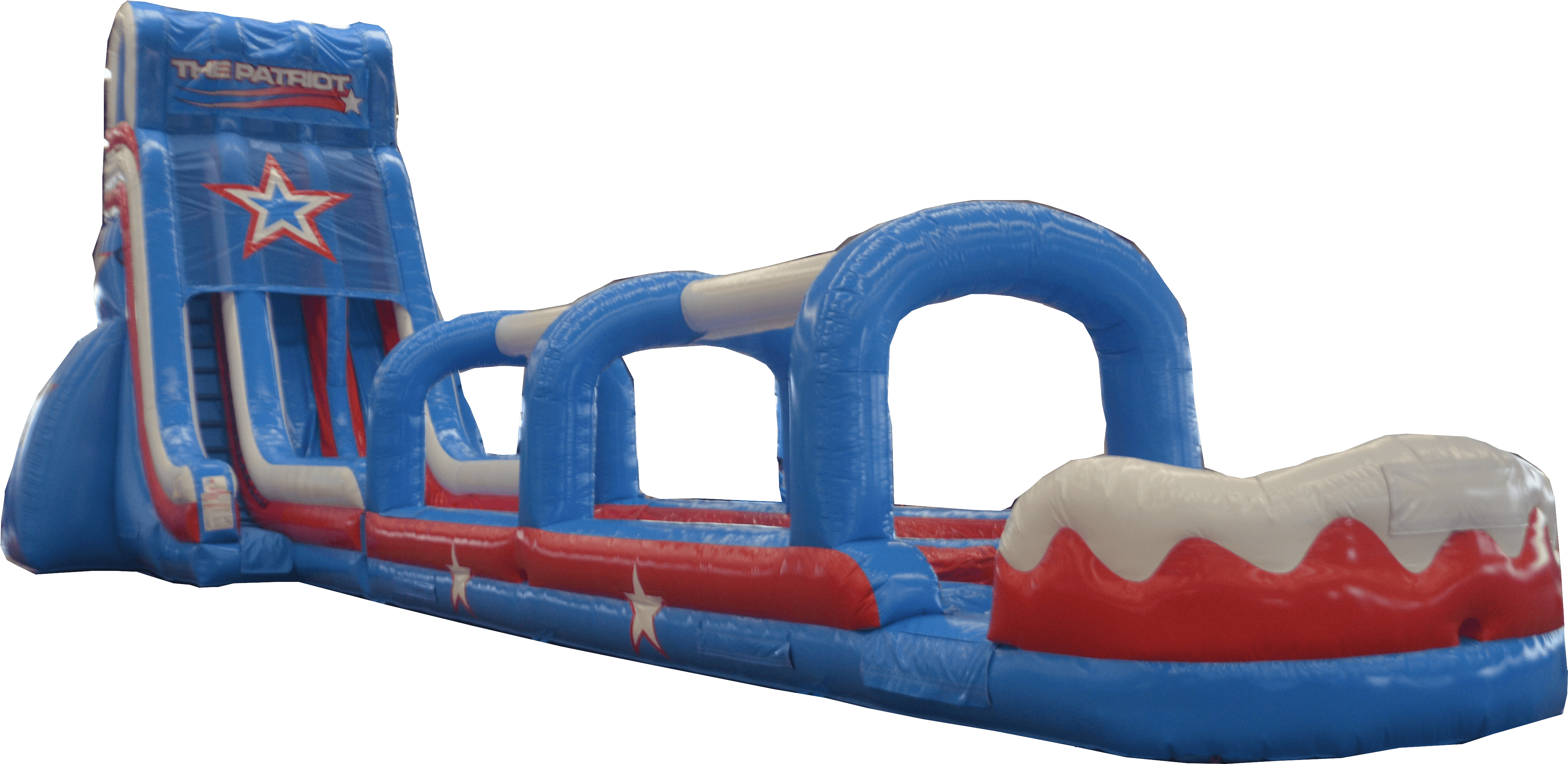 Patriotic Inflatable Water Slide