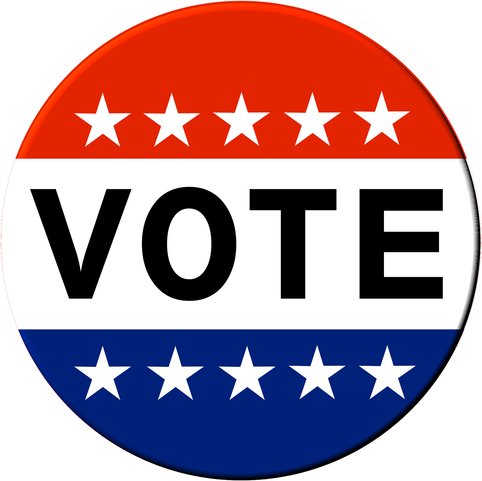 Patriotic Vote Button