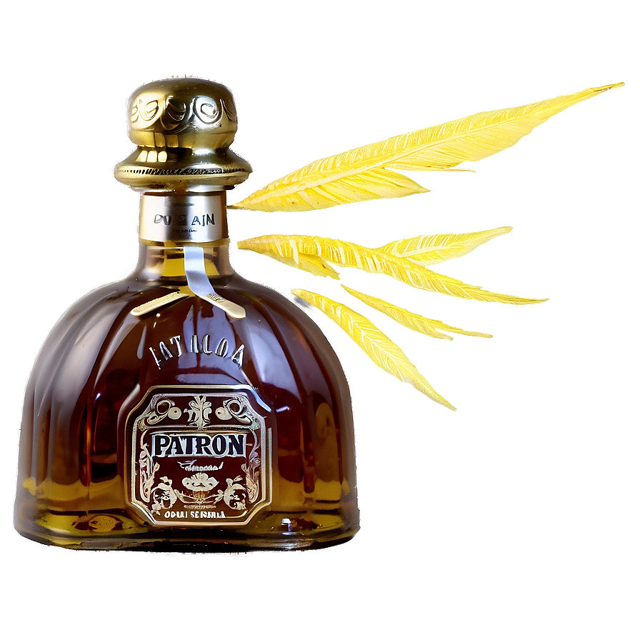 Patron Gold Tequila Png Uqh47