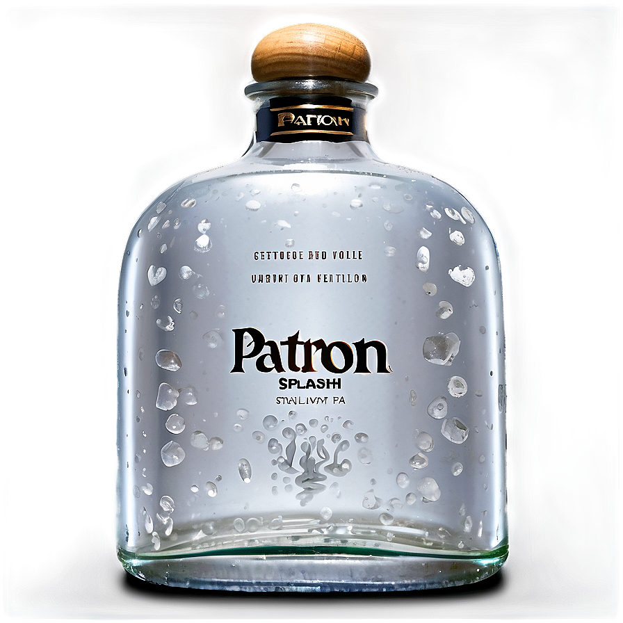 Patron Silver Splash Png 06122024