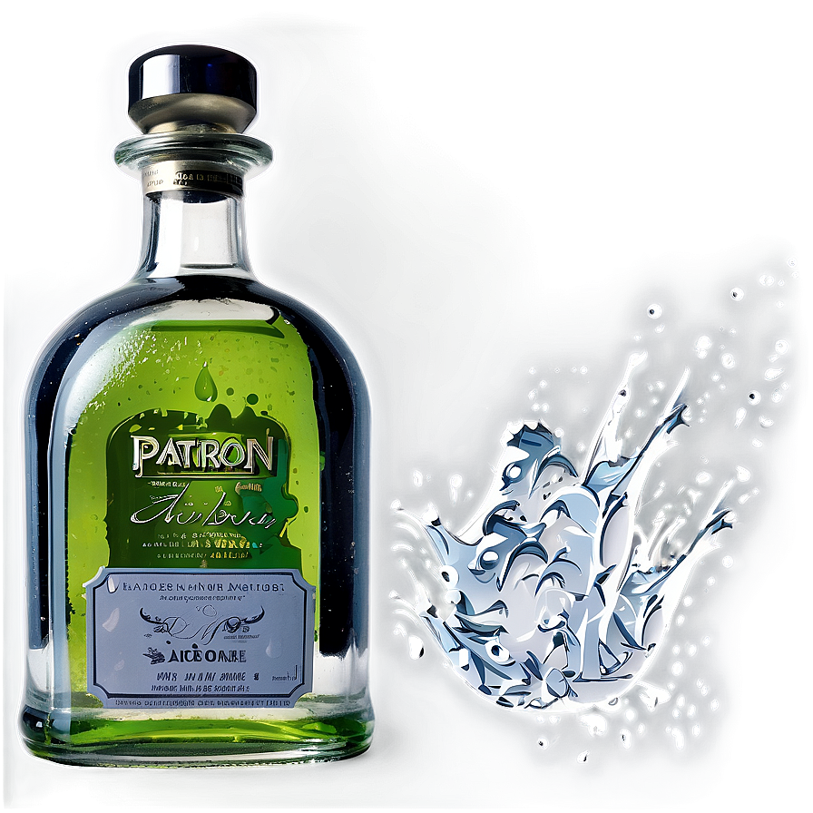 Patron Silver Splash Png Xjy