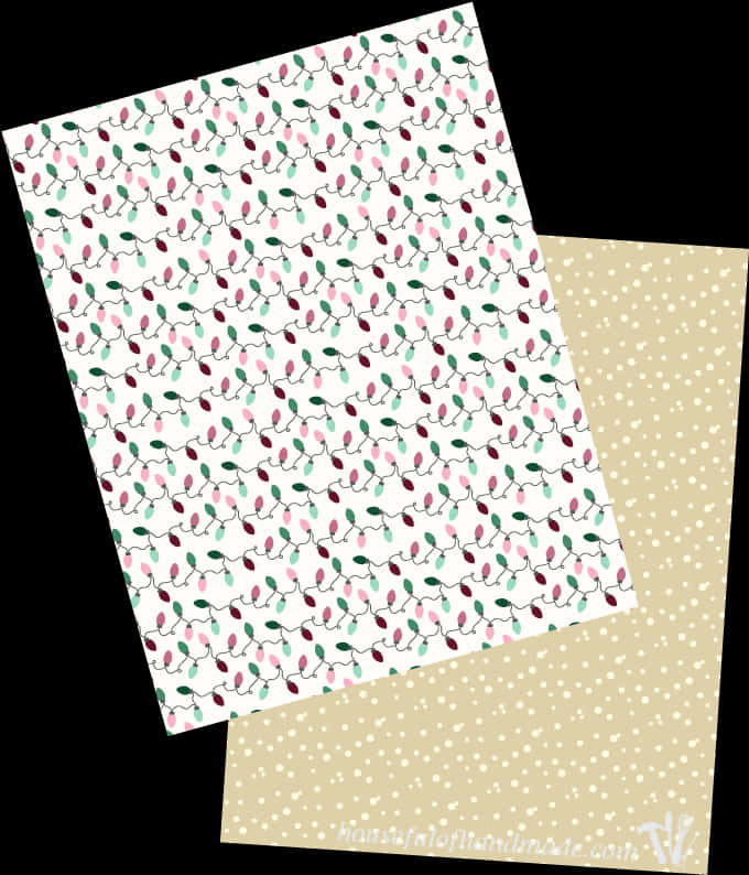 Patterned Paper Sheets Design