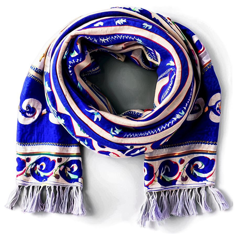 Patterned Scarf Png 37