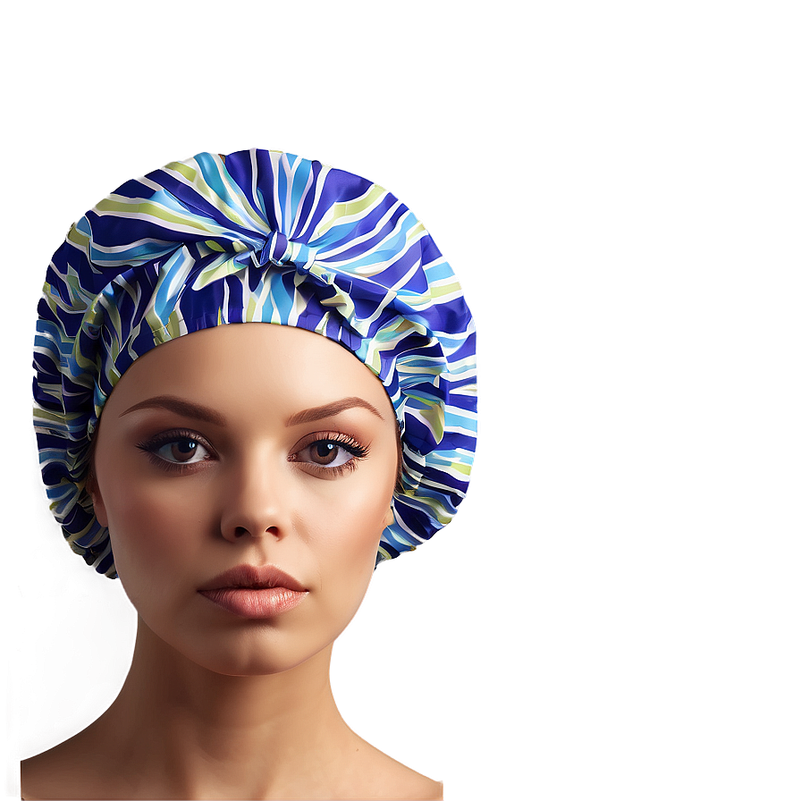 Patterned Shower Cap Png Gxc