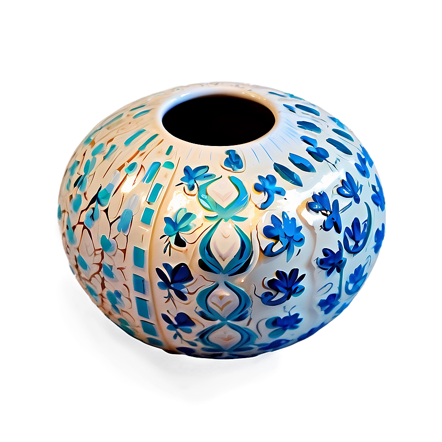 Patterned Vase Png 05252024