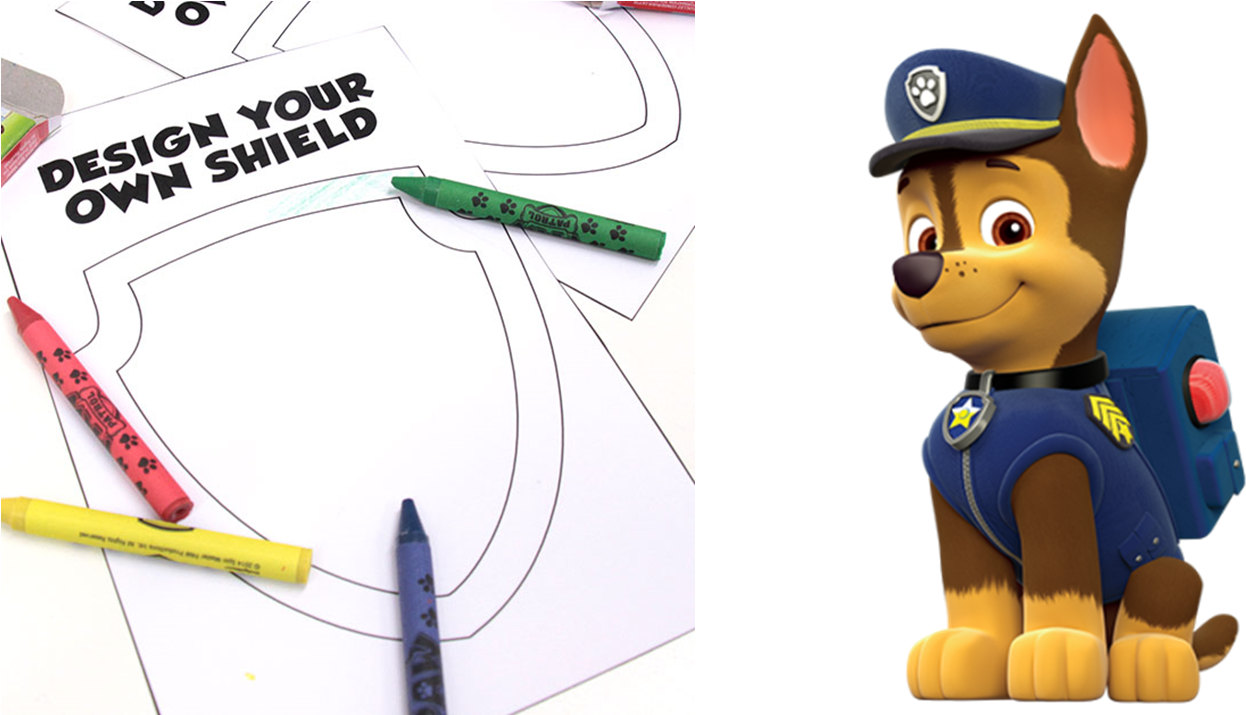 Paw Patrol Chase With Coloring Activity