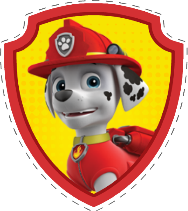 Paw Patrol Fire Pup Emblem