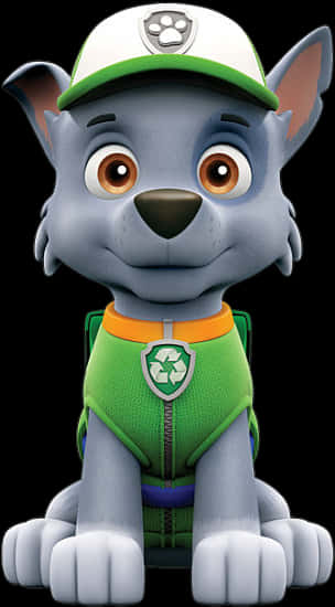 Paw Patrol Rocky Portrait