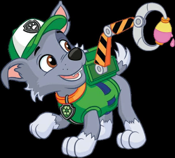 Paw Patrol Rocky Recycling Pup