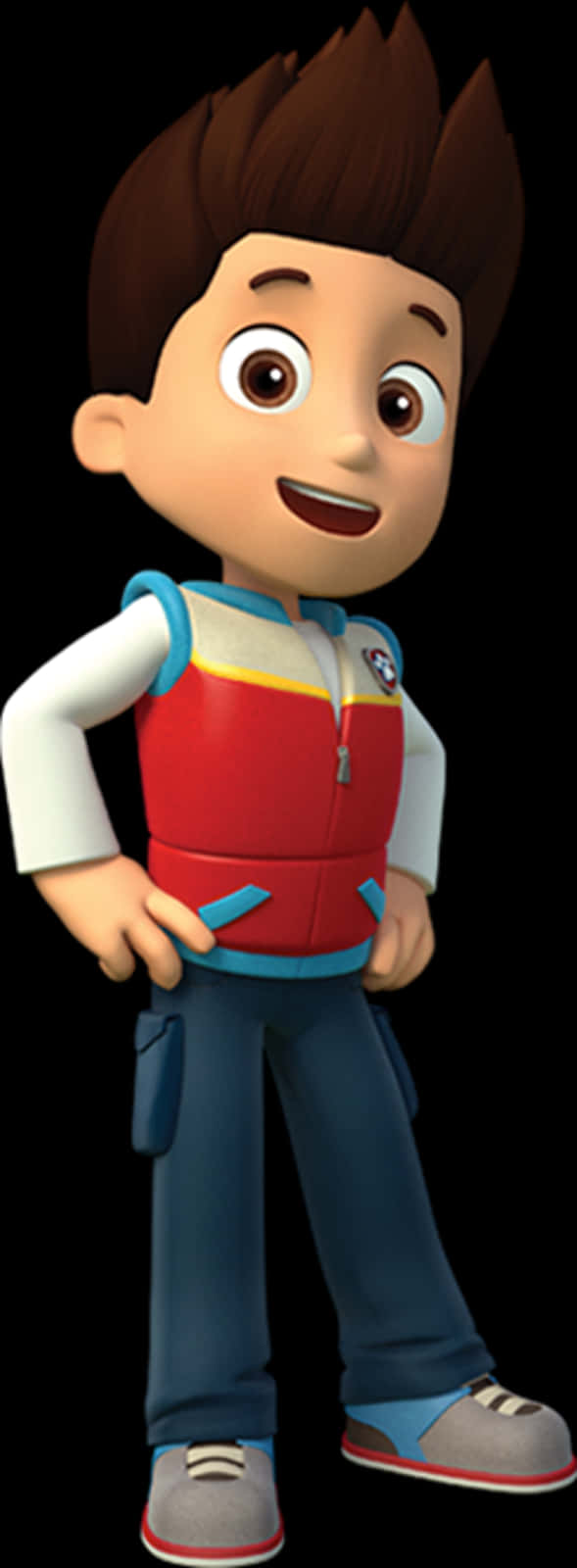 Paw Patrol Ryder Character Portrait