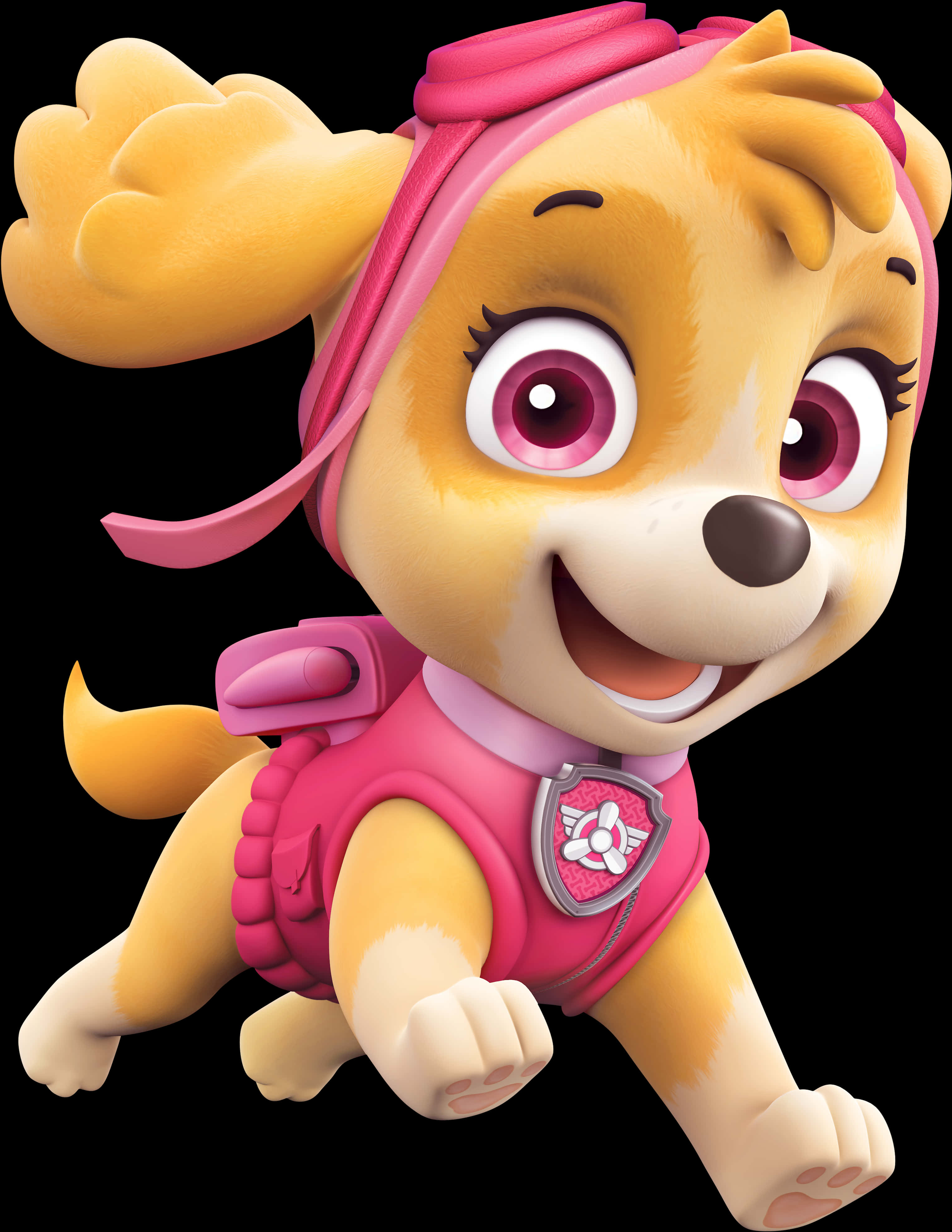 Paw Patrol Skye Character Render