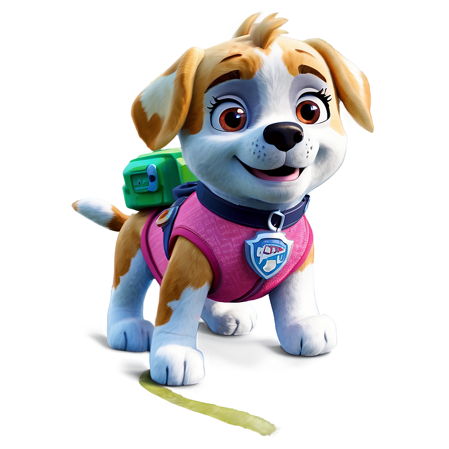 Paw Patrol Skye Watercolor Png 05252024