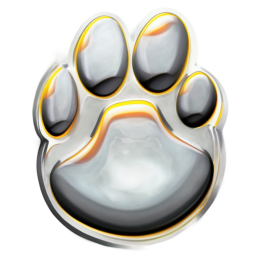 Paw Print With Shadow Png 77
