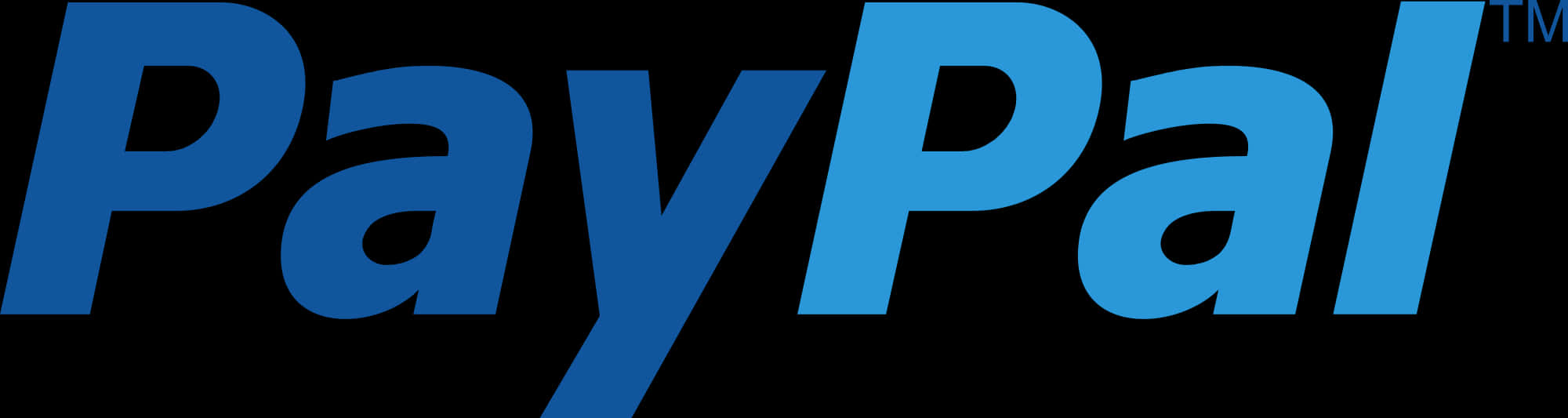 Pay Pal Logo Blueand Black