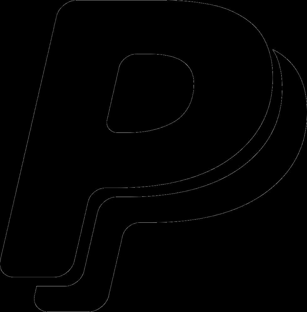 Pay Pal Logo Outline