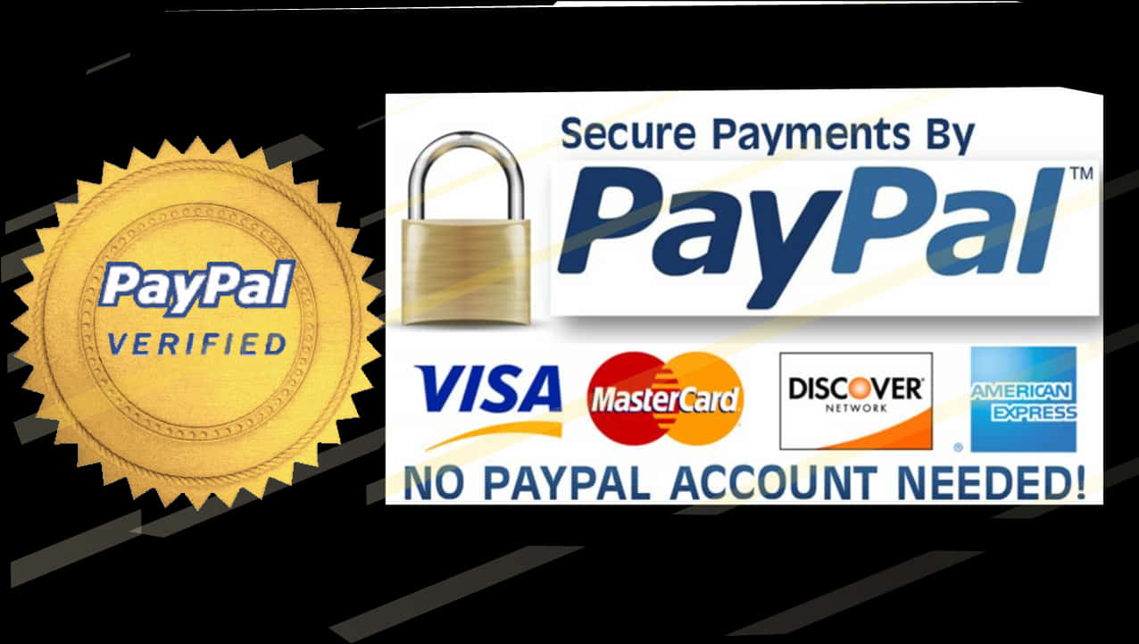 Pay Pal Secure Payment Options Verified Seal