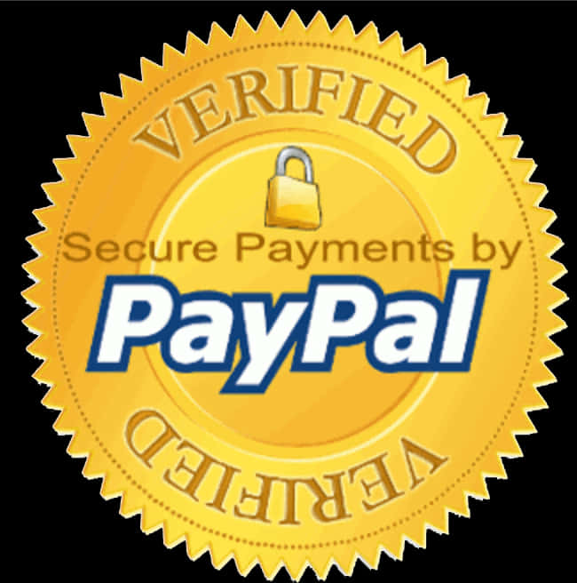Pay Pal Verified Secure Payment Seal
