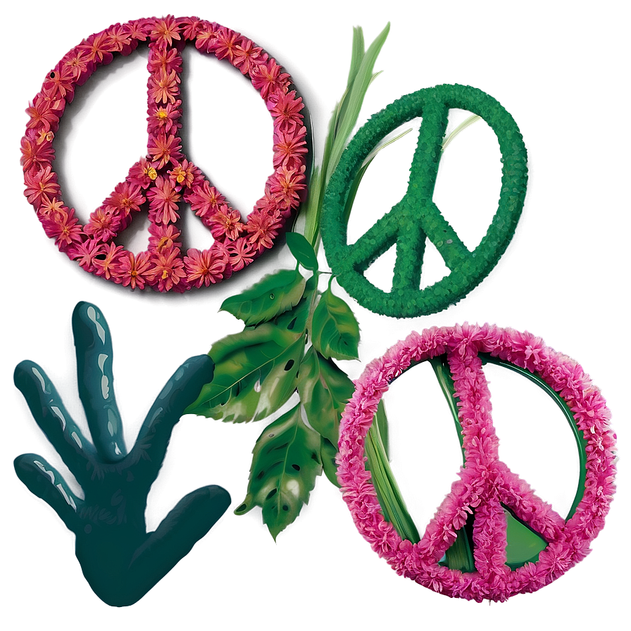Peace Sign In Nature Png Qks95