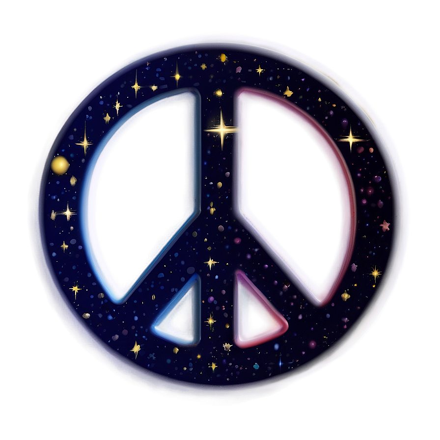 Peace Sign In Space Png Mrn