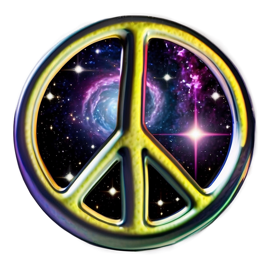 Peace Sign In Space Png Mwo44