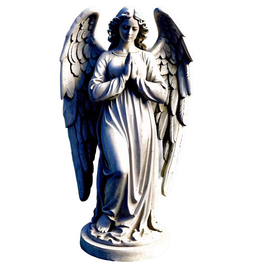 Peaceful Angel Statue Png Bty94