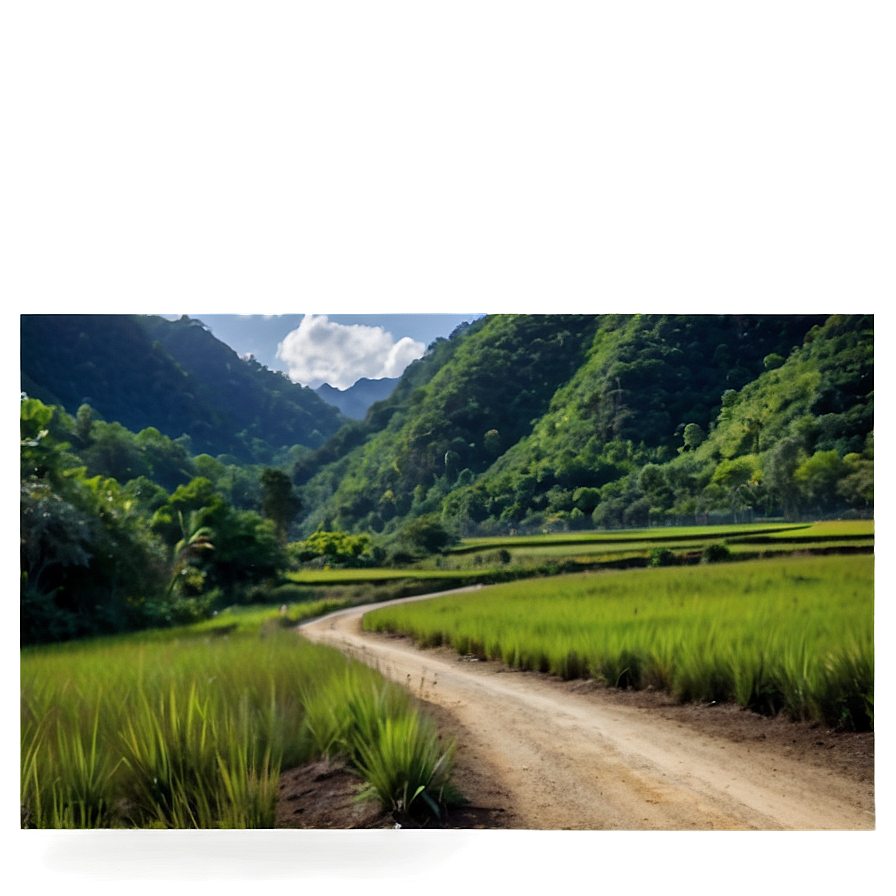 Peaceful Countryside Trail Png Hfu