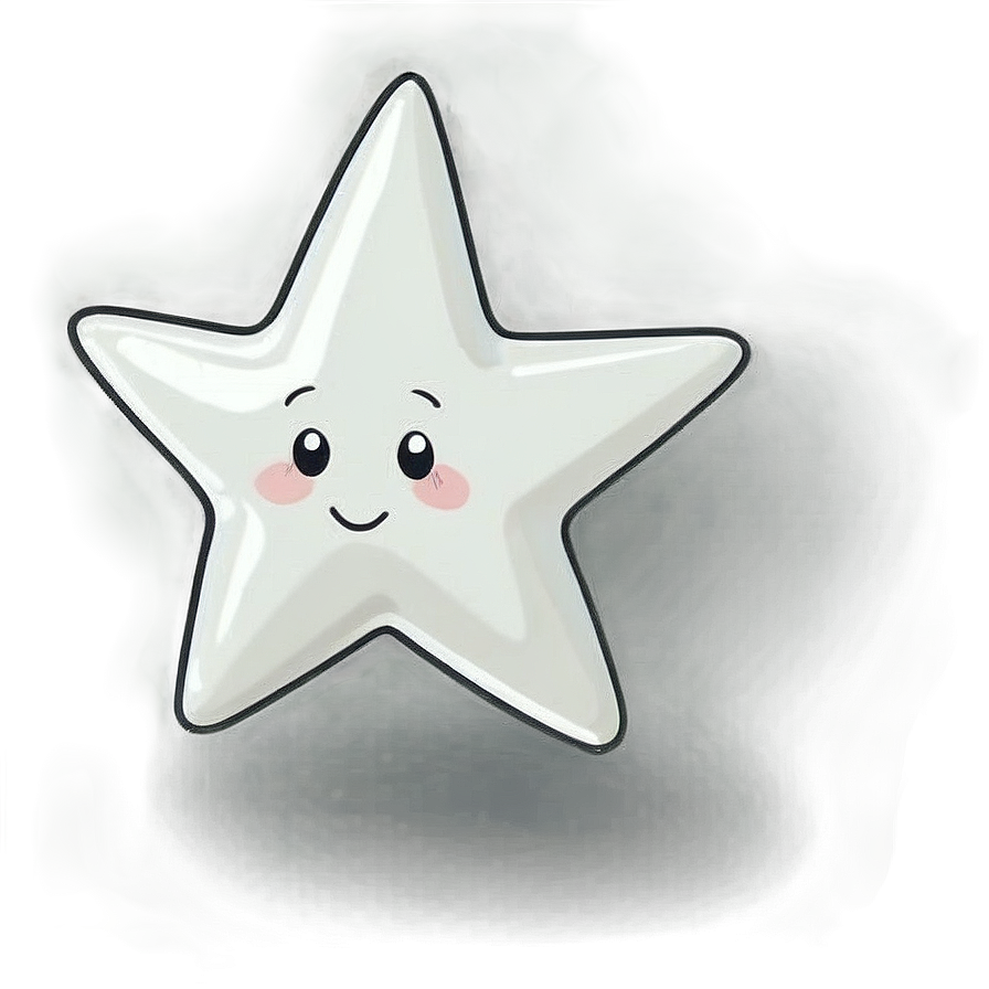 Peaceful Cute Star Png 24