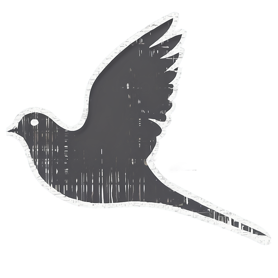 Peaceful Dove Silhouette Png Vyx