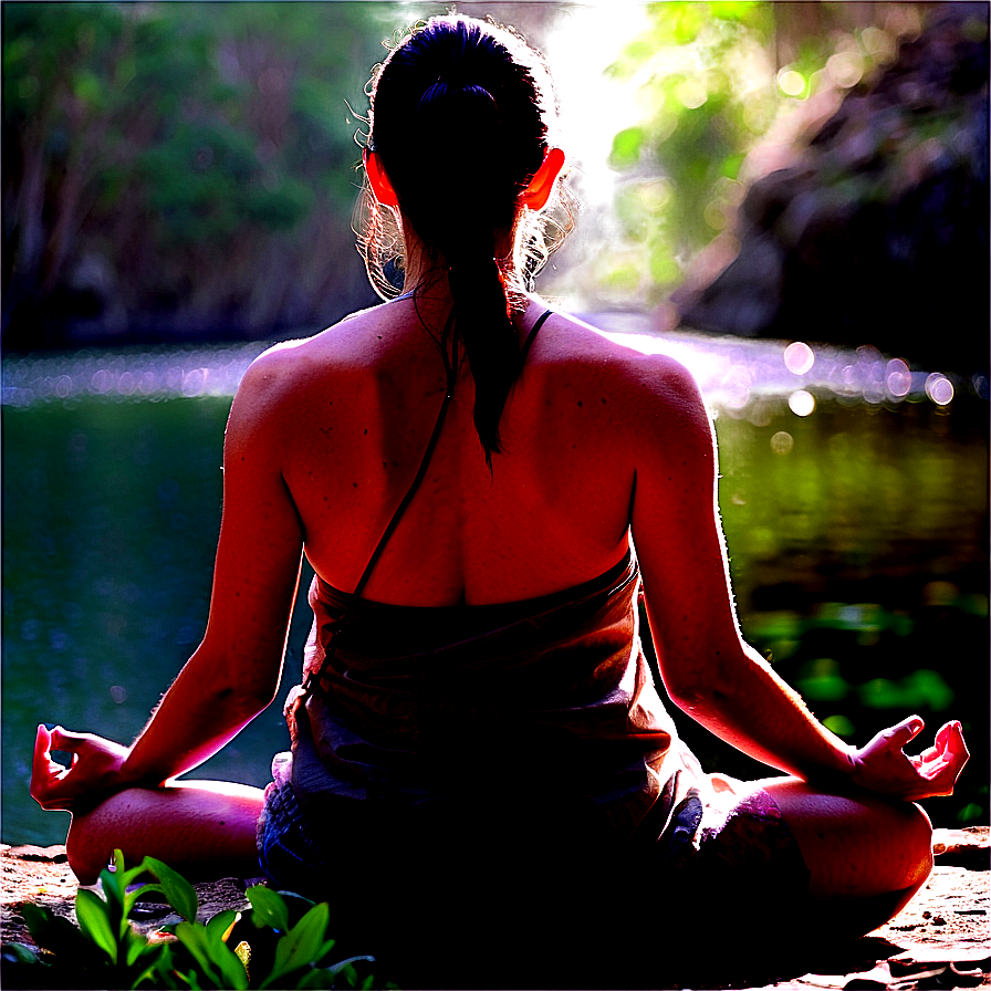 Peaceful Meditation Scenery Png 05232024