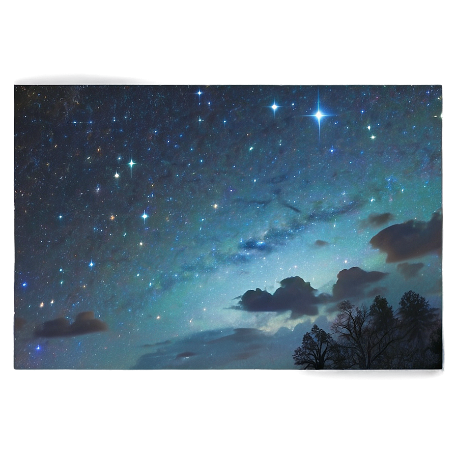 Peaceful Starry Sky Png 06252024