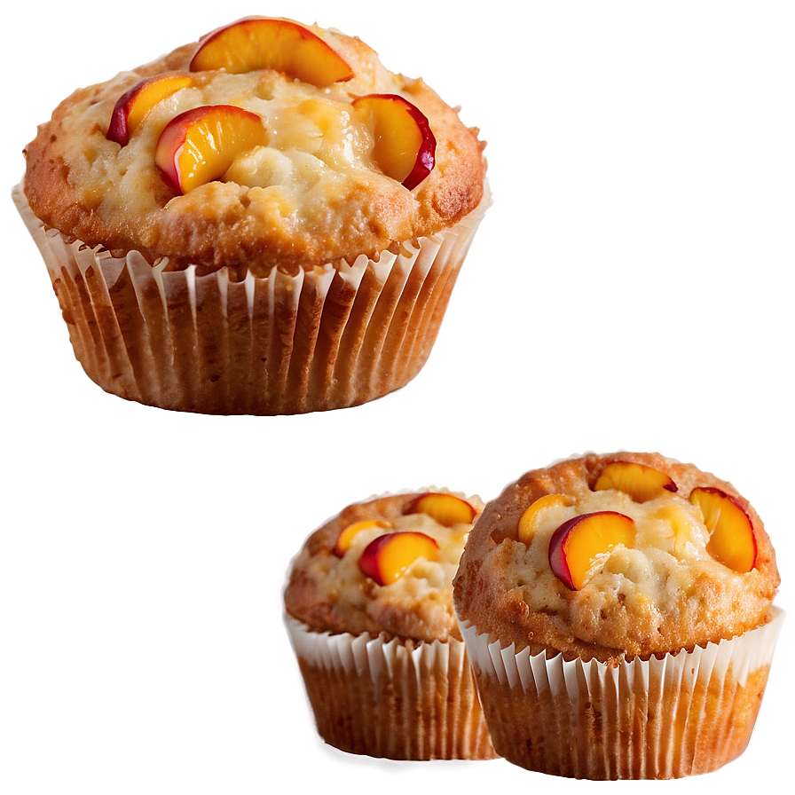 Peach Cobbler Muffin Png 06262024